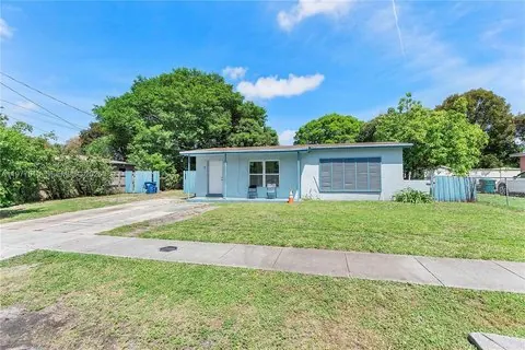 A single-story home on a quiet Broward County street